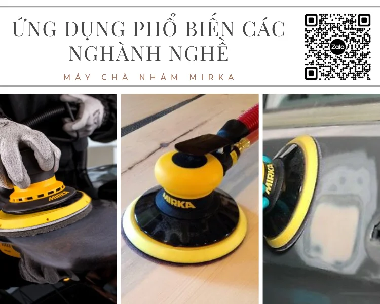 Tại Sao Bạn Nên Sắm Ngay Một Chiếc Máy Chà Nhám Mirka Cầm Tay?