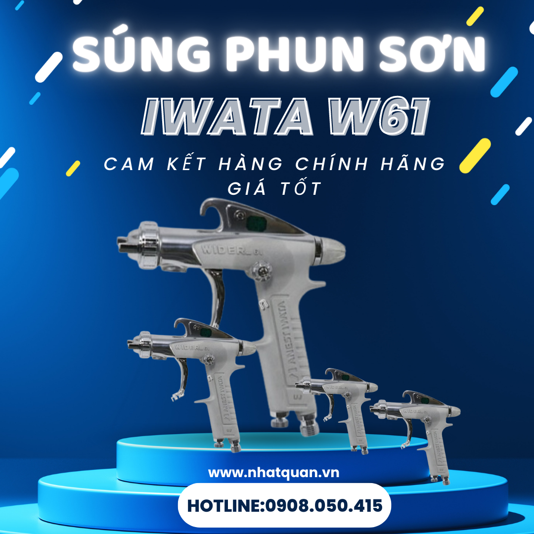 Cửa Hàng Bán Súng Phun Sơn Iwata W61 Ở Gia Lai