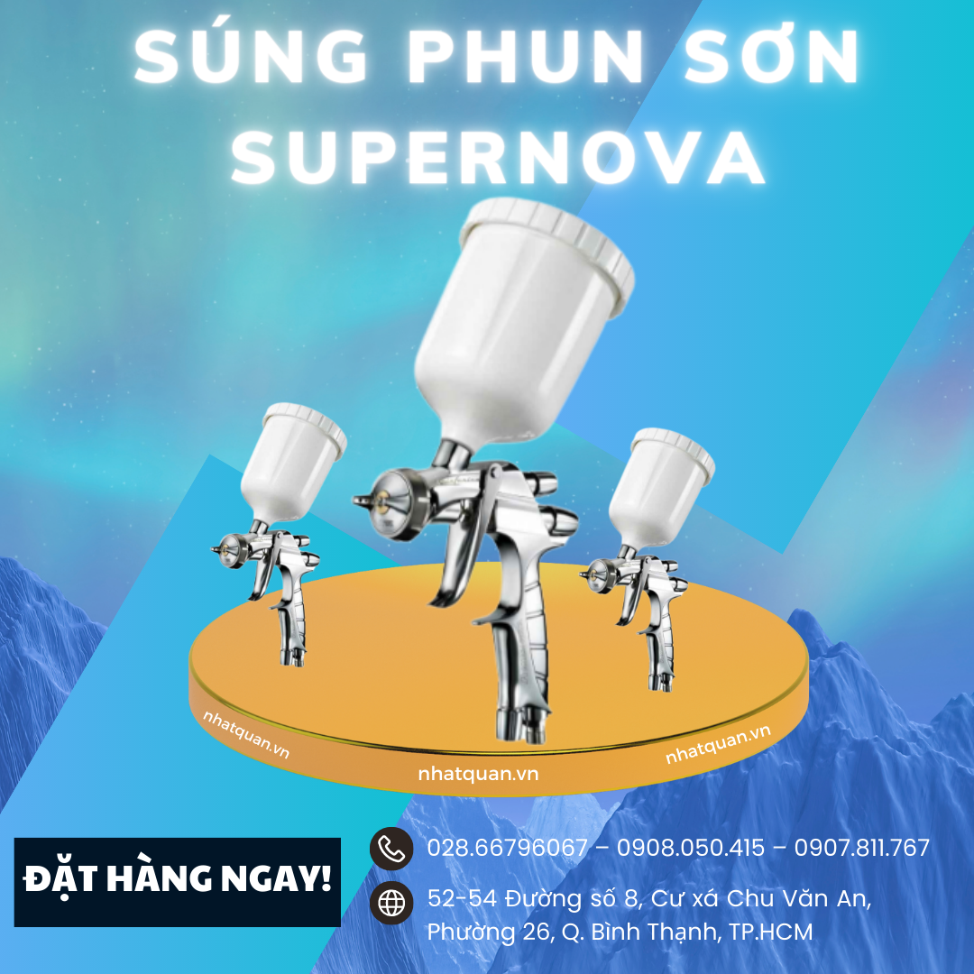 Giá Súng Phun Sơn SuperNova Tại Thủ Đức