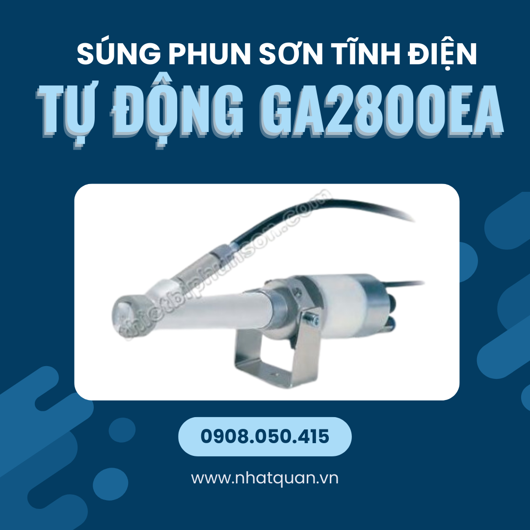 Súng Phun Sơn Tĩnh Điện Tự Động GA2800EA Ở Phú Quốc Giá Bao Nhiêu?