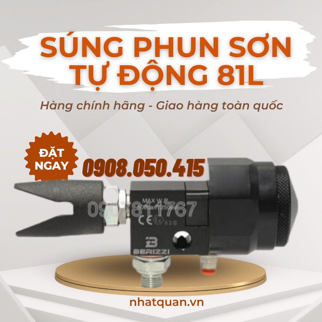 Giá Súng Phun Sơn Tự Động 81L Tốt Nhất Tại Hà Tiên