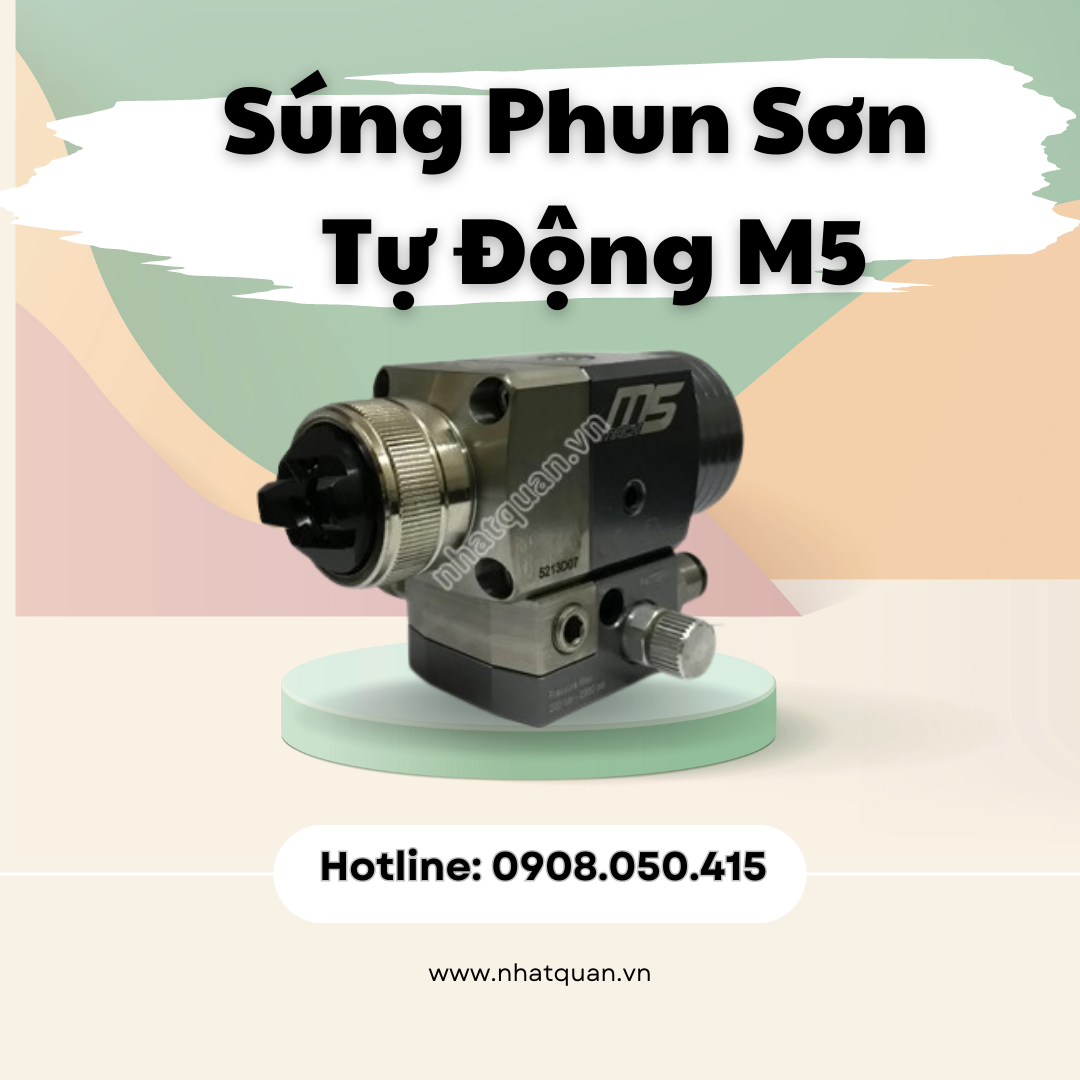 Súng Phun Sơn Tự Động M5 Giá Bán Tại Châu Đốc, An Giang