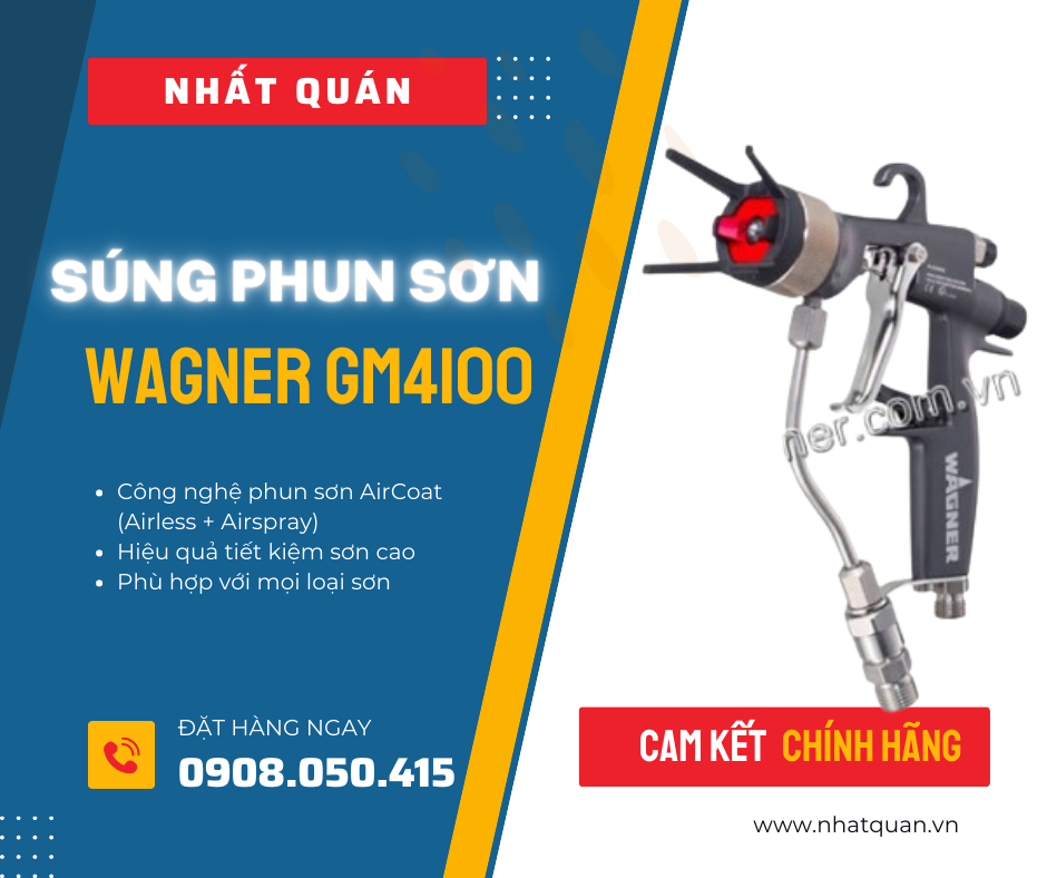 Giá Bán Súng Phun Sơn Wagner GM4100 Ở Kiên Giang